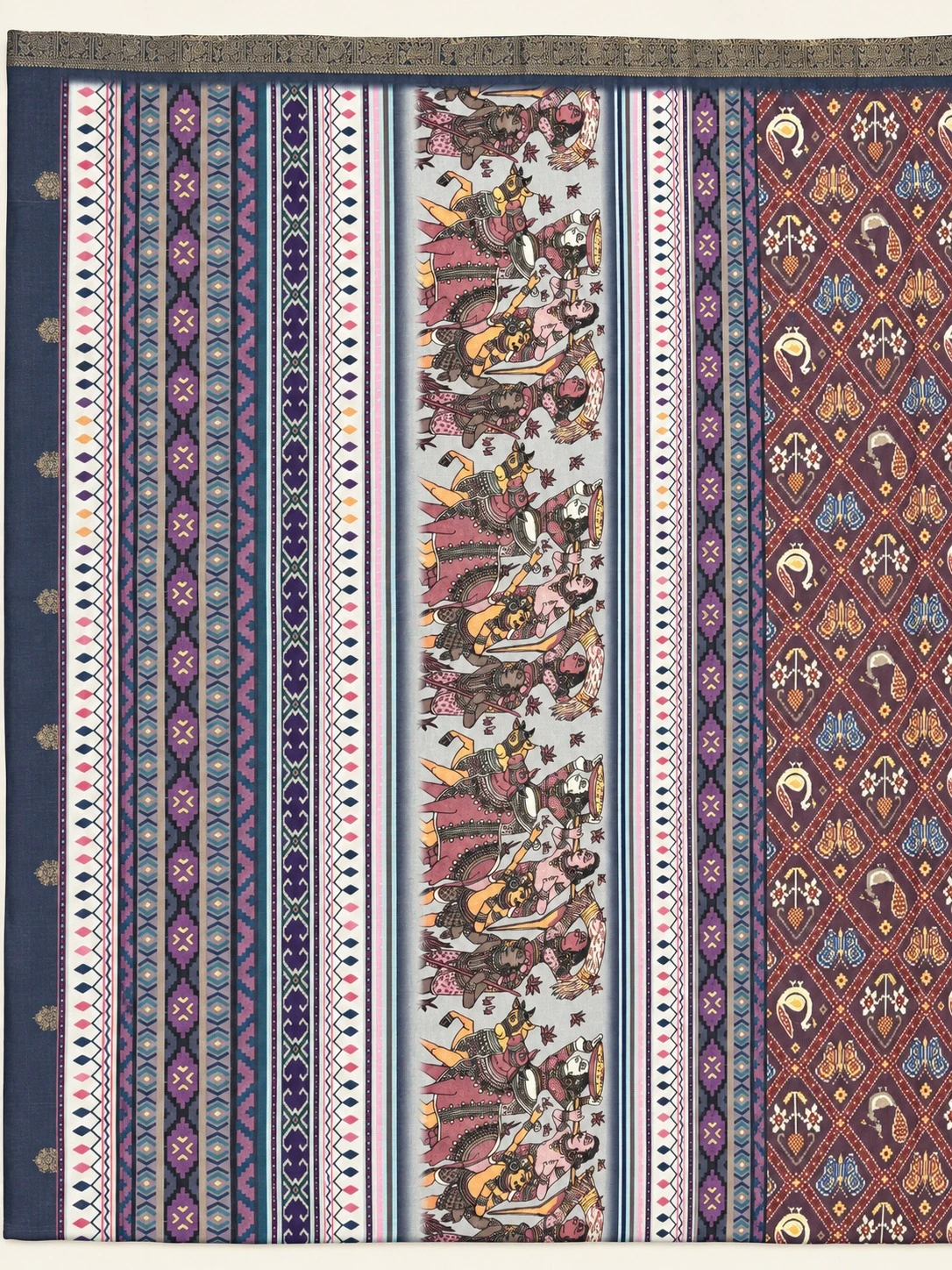vintage designed saree